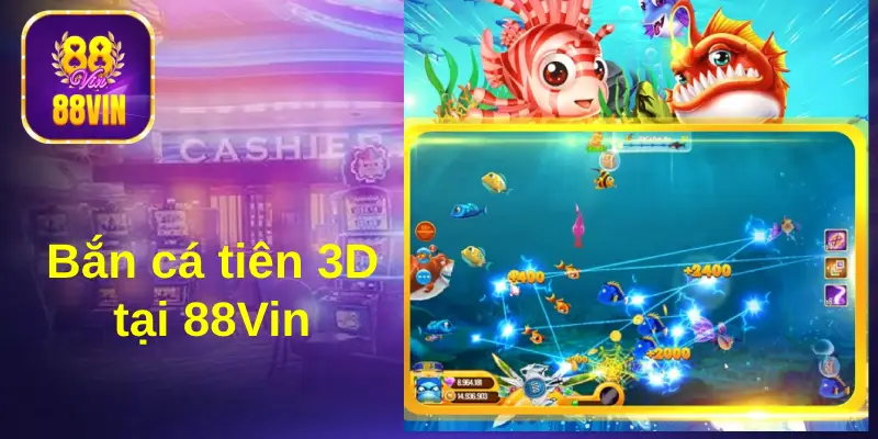 Bắn cá Tiên với đồ hoạ 3D chân thực, thú vị&nbsp;