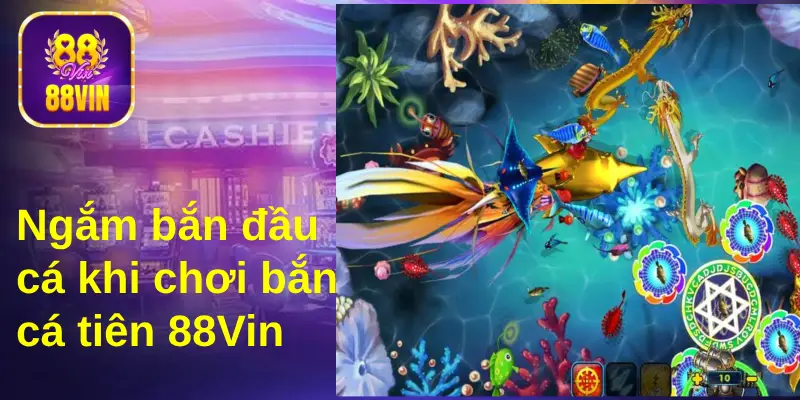 Bạn hãy tập trung vào ngắm bắn trực diện đầu cá để tăng độ chính xác cao&nbsp;