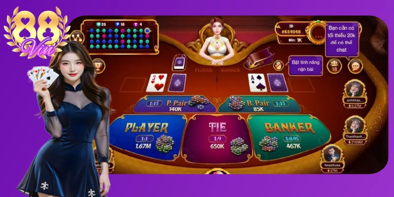 Hạn chế cược cửa Hòa khi chơi bài Baccarat