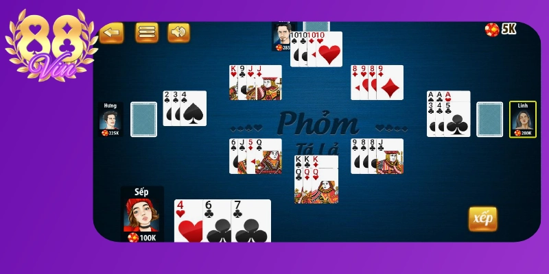 Người chơi phải biết cách tạo Phỏm để giành chiến thắng