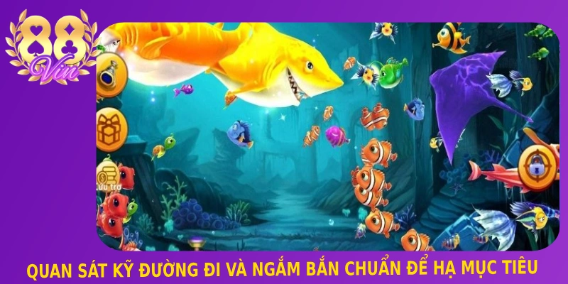 Quan sát kỹ đường đi và ngắm bắn chuẩn để hạ mục tiêu