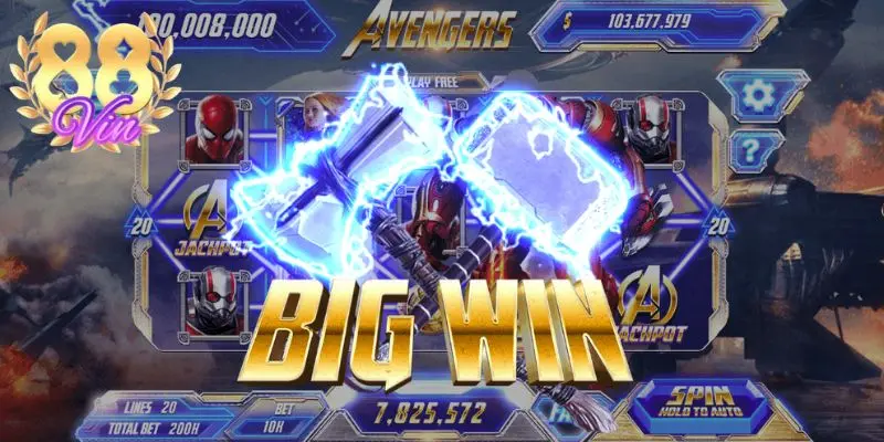 Slot game Avengers được rất nhiều game thủ yêu thích&nbsp;