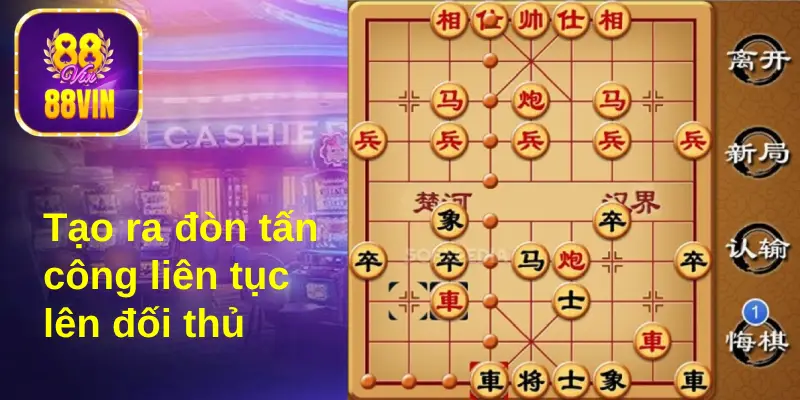 Tạo ra đòn tấn công liên tục khiến đối thủ không kịp trở tay&nbsp;