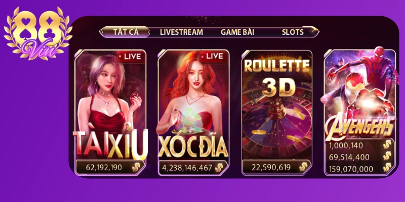 Mọi người có thể an tâm trải nghiệm cá cược chơi game tại 88vin