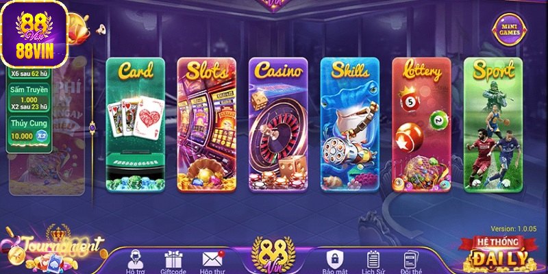 88VIN - Thương hiệu xuất sắc trong top 10 cổng game uy tín