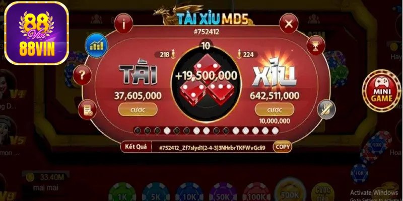 Công nghệ MD5 đảm bảo kết quả tài xỉu chuẩn xác, không gian lận