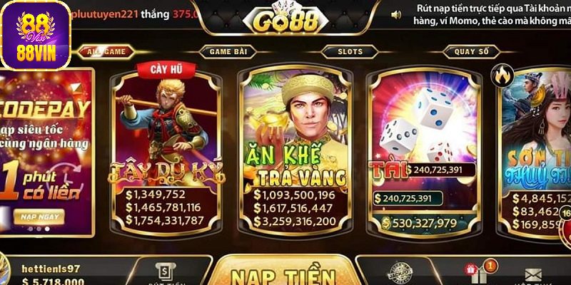 Go88 - Cổng game đổi thưởng đình đám