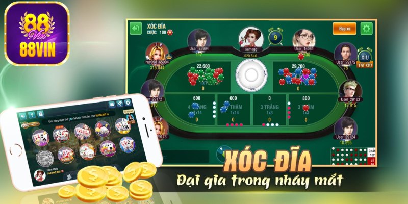 xoc dia online bang ty le tra thuong ro rang minh bach tai 88vin Bảng tỷ lệ trả thưởng rõ ràng, minh bạch tại 88VIN